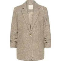 Soaked in luxury Blazer 'Oleia' bege mosqueado
