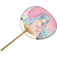 POPbuddies Leque Uchiwa Rígido De Hatsune Miku Com Quimono