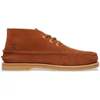 Timberland para homem. TB0A5S99ES41 Botas náuticas artesanais castanhas (42 W), Couro, Marrom, Plano, Cordão, Casual