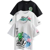 Next Camisola cinzento claro / cor-de-rosa / preto / branco