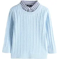 Next Pullover azul / azul claro / branco