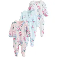 Next Pijama menta / cor-de-rosa / magenta / branco