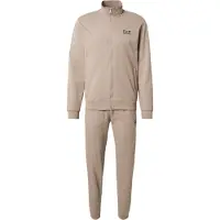 EA7 para homem. 8NPV60_PJVRZ Fato de treino Core Identity bege (M), Casual, Esportivo, Algodão, Manga comprida