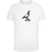 Mister tee Camisa 'Dove' turquesa / cinzento claro / petróleo / branco