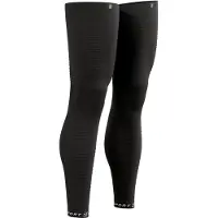 Compressport - Compressão muscular - Full Legs Recovery 2.0 Black para Unissexo - Tamanho 1 - Preto
