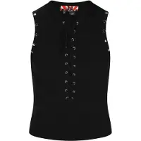 MyMo ROCKS Top de malha preto