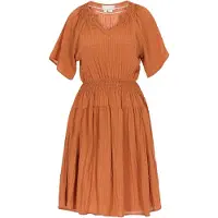 Usha Vestido camelo