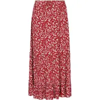 Usha Saia vermelho / branco