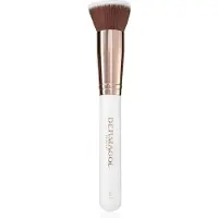 Dermacol Pincel de maquiagem cosmético ouro rosa com estojo D51