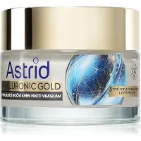 Astrid Hyaluronic Gold crema notte antirughe rimpolpante con proteine dell'oro 50 ml