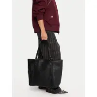 Pepe Jeans para mulher. PL0300005 Saco Bellamie preto (OSFA), Casual, Poliuretano