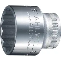 Stahlwille Soquete De 12 Pontos 45 3/8´´ 20 Mm 34 Mm