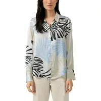 s.Oliver Blusa creme / azul céu / preto