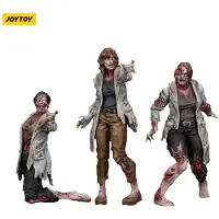 Joy toy Cientistas Zumbis Dark Source-pacote Com 3 Figuras Femininas 8 Cm