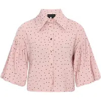 NAEMI Blusa 'Fashion Look' rosé / preto
