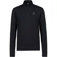 Odlo - Polares - Essential Thermal Mid Layer 1/2 Zip M Black para Homem - Tamanho M - Preto