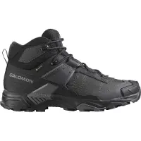 Salomon - Calçado caminhada homem - X Ultra 5 Mid GTX M Black / Asphalt / Castlerock para Homem - Tamanho 46 2/3 - Preto