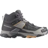 Salomon - Calçado caminhada mulher - X Ultra 5 Mid GTX W Nine Iron / Gull / Soft Clay para Mulher - Tamanho 37 1/3 - Cinzento