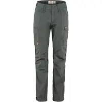 Fjall Raven - Vestuário caminhada mulher - Kaipak Trousers Curved W Basalt para Mulher - Tamanho 34 EU - Cinzento