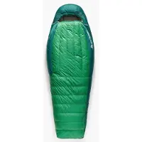 Sea to Summit - Sacos-cama trekking - Ascent -9C/15F Down para Unissexo - Tamanho Longo - Verde