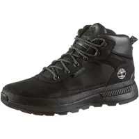 Timberland para homem. TB0A1ZPU0151 Tênis de couro Field Trekker Mid Lace Up preto (44), Plano, Cordão, Casual