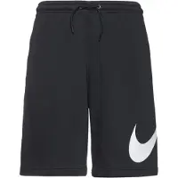 Nike Calças 'Club' preto / branco