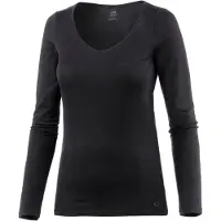 Icebreaker - Primeiras camadas mulher - W Merino 150 Siren LS Sweetheart Black para Mulher - Tamanho XS - Preto