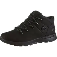 Timberland para homem. TB0A1YN50151 Botas de couro Sprint Trekker Mid black (45), Preto, Plano, Cordão, Casual