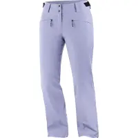 Salomon - Calças ski mulher - Edge Pant W Blue Granite para Mulher - Tamanho L - Violeta