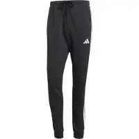 Adidas Calças de desporto 'Essential' preto / branco
