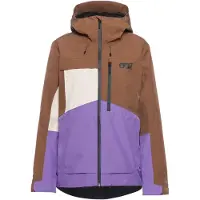 Picture - Casacos ski mulher - Seen Jkt Cocoa Brown Paisley para Mulher - Tamanho S - Castanho