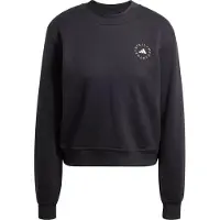 Adidas By Stella Mccartney Sweatshirt de desporto preto / branco