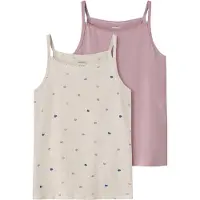 Name it Camiseta De Pijama Sem Mangas Strap Top Peyote Hearts 2 Unidades