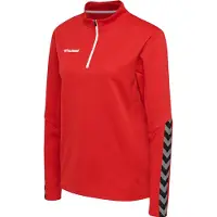 Hummel Sweatshirt de desporto 'Authentic' vermelho vivo / preto / branco