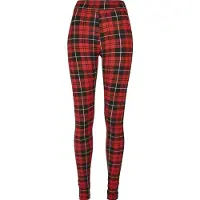 Urban Classics Leggings vermelho / preto / branco