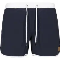 Urban Classics Calções de banho navy / branco