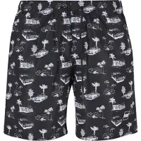 Urban Classics Calções de banho cinzento / preto / branco