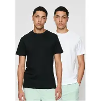 Urban Classics Camisa preto / branco