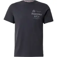 Superdry para homem. M1012392A Camiseta 1954 Company Corte Relaxado marinho (XXL), Casual, Algodão, Manga curta