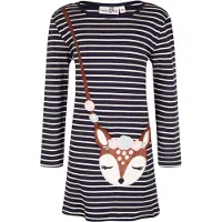Happy girls Vestido navy / branco
