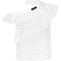 NAEMI Blusa 'Fashion Look' preto / offwhite