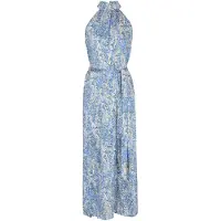 Ebeeza Vestido safira / amarelo claro / branco