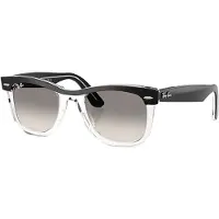 Ray-Ban - Marcas - Wayfarer Street Neat Black Trans/Gradient Grey para Unissexo - Preto