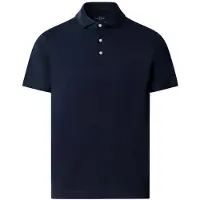 Hackett London para homem. HM5600098 Polo Pima marinho (M), Branco, Casual, Algodão, Manga curta