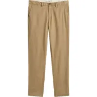 Gant para homem. 1501000 Calças chinos slim fit bege (32/32), Marrom, Casual, Algodão, Clássico