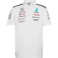 Adidas Camisa funcionais 'Mercedes - Amg Petronas Formula 1 Team Engineers' azure / vermelho / preto / branco