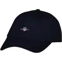 Gant para homem. 9901311 Boné Shield azul-marinho (OSFA), Casual, Algodão