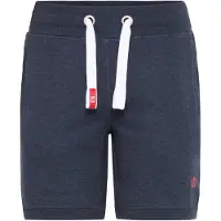 !Solid Calças navy / vermelho sangue / branco
