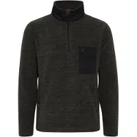 INDICODE JEANS Pullover verde mosqueado / preto