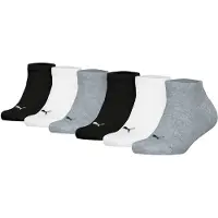 Puma Meias acinzentado / preto / branco